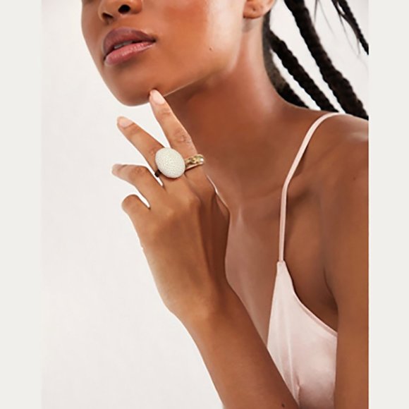 FP Jewelry Aroma therapy Ring Lava Rock Essential Oil Diffuser Natural Stone - Picture 11 of 12